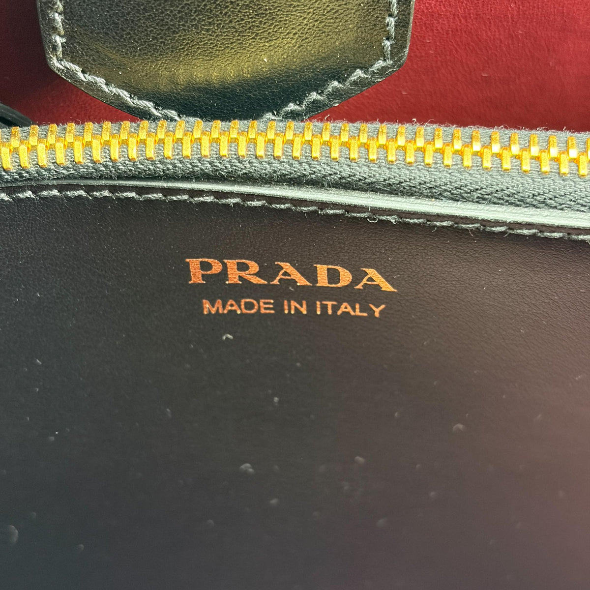 Prada Matinee Saffiano Leather, Black, Leather, Handbag