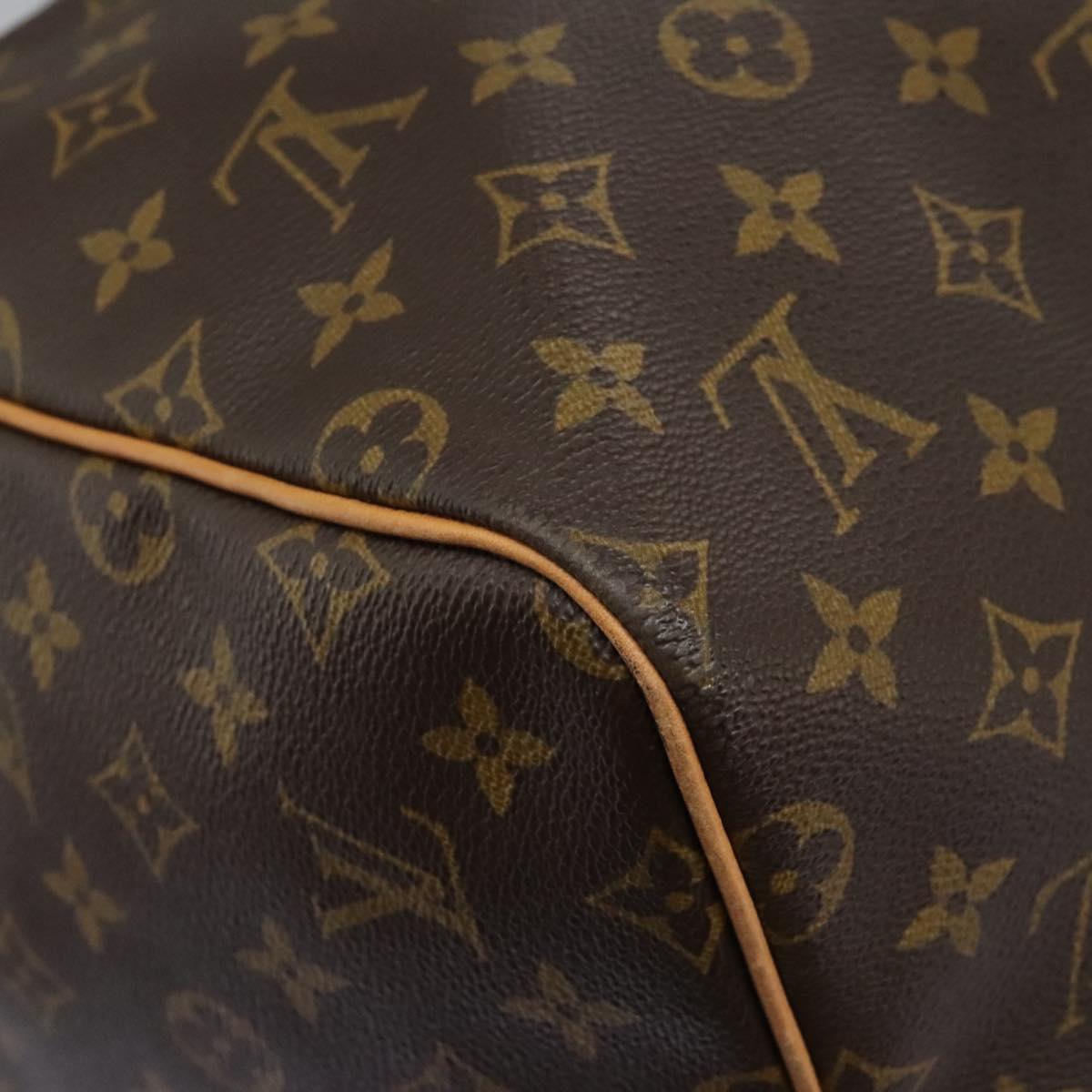 Louis Vuitton Keepall Bag Monogram Canvas, BROWN, CANVAS, Travel bag