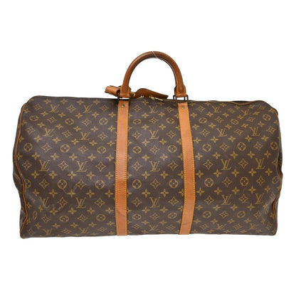 Louis Vuitton Keepall Monogram Canvas, Brown, Canvas, Travel Bag