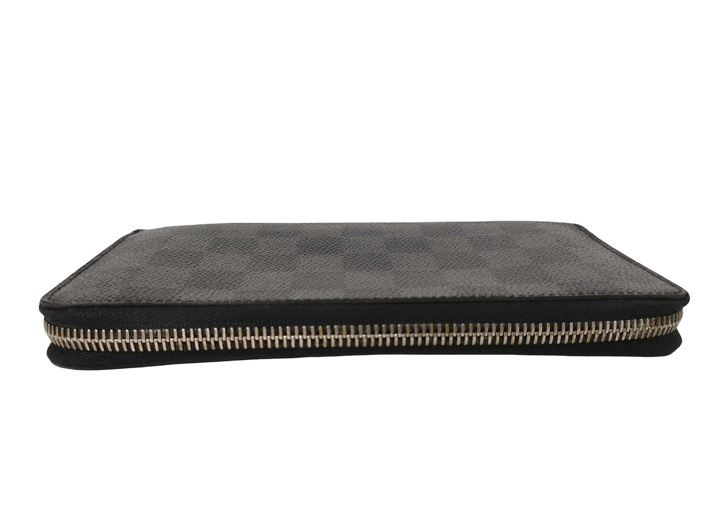 Louis Vuitton Zippy Organizer Damier Graphite, Black, Leather, Wallet
