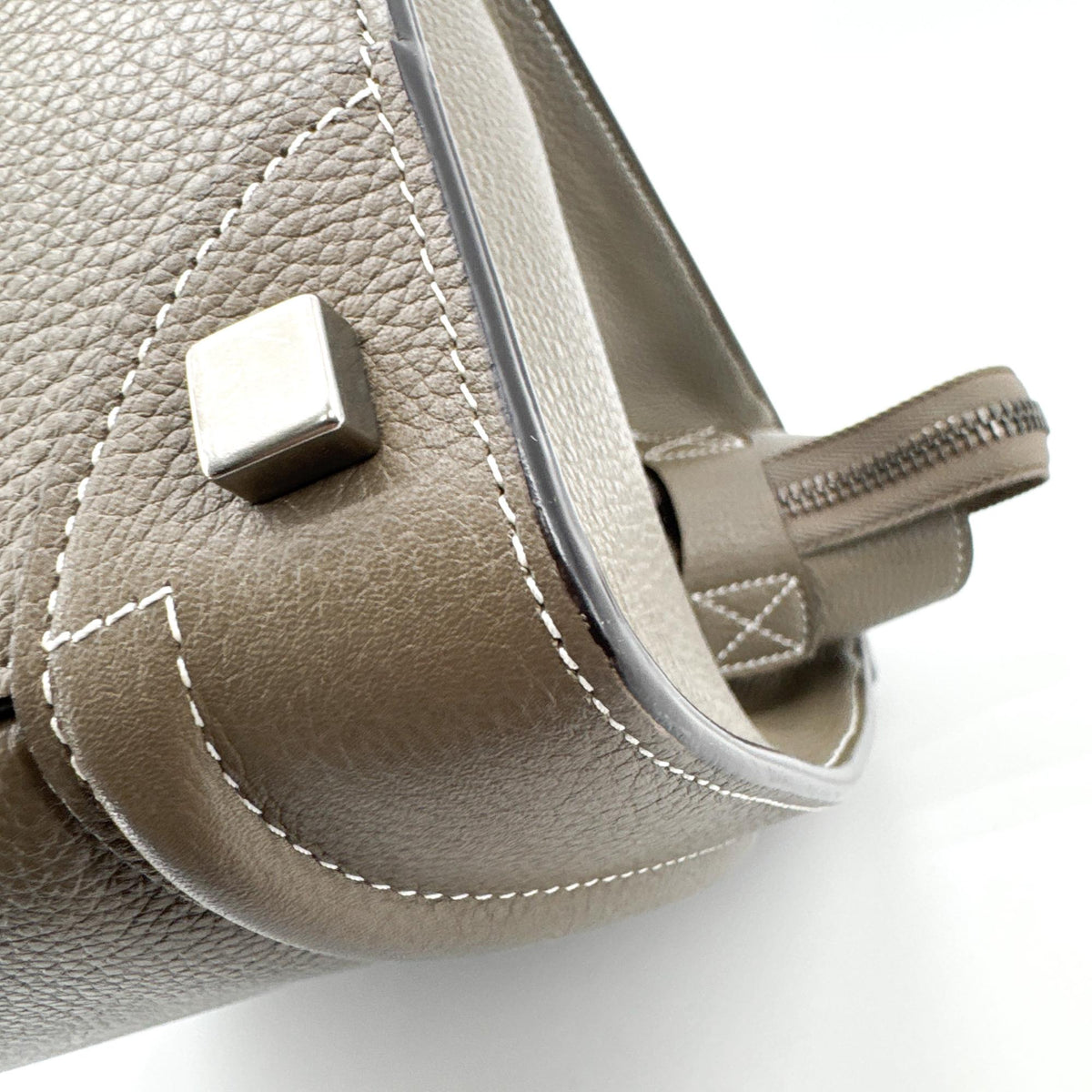 Celine Luggage Grainy Leather, Brown, Leather, Handbag