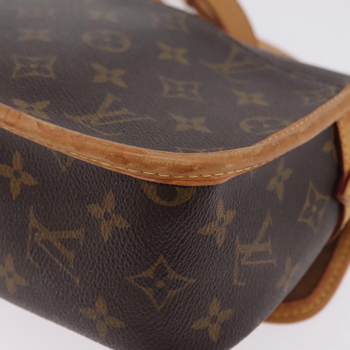 Louis Vuitton Sologne Monogram Canvas, Brown, Canvas, Handbag