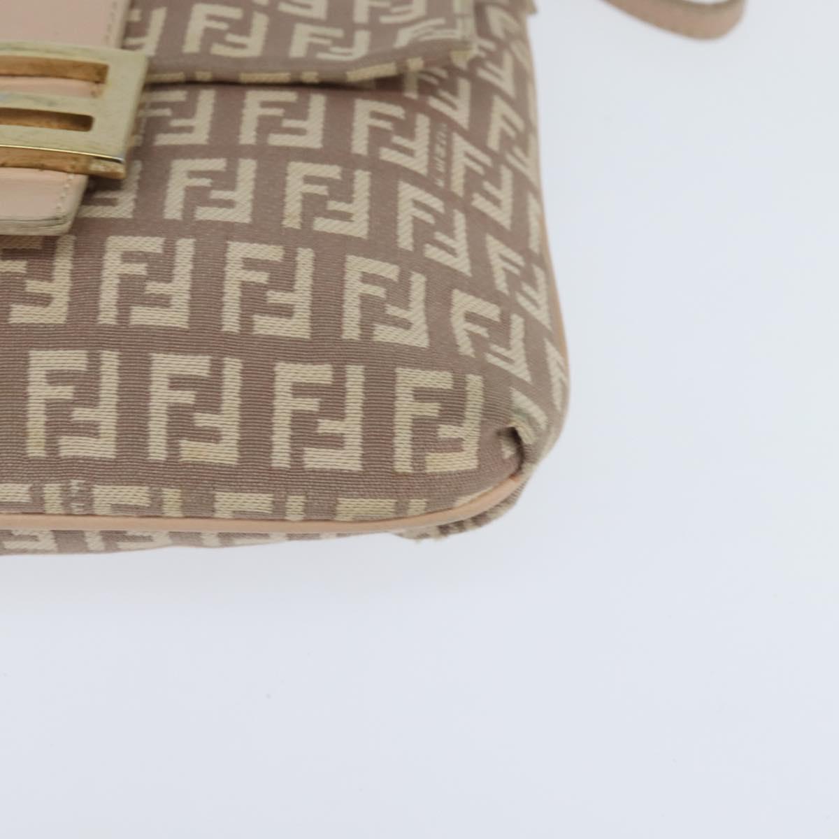 Fendi Mama Messenger Bag Zucca Canvas, BEIGE, CANVAS, Crossbody bag