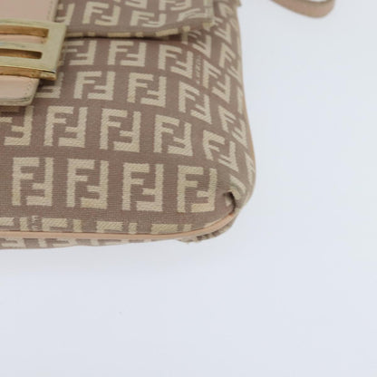 Fendi Mama Messenger Bag Zucca Canvas, BEIGE, CANVAS, Crossbody bag