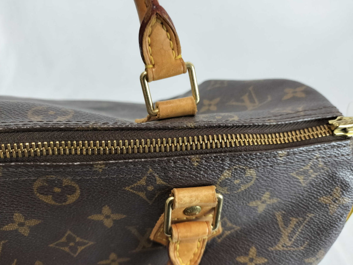 Louis Vuitton Speedy Monogram Canvas, Brown, Canvas, Handbag