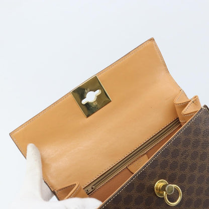 Celine Handbag Canvas, Brown, Canvas, Handbag