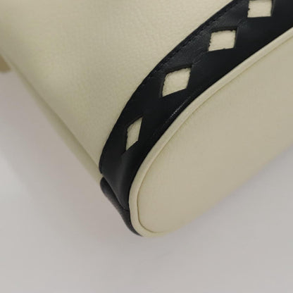 Saint Laurent Vintage Leather, White, Leather, Handbag