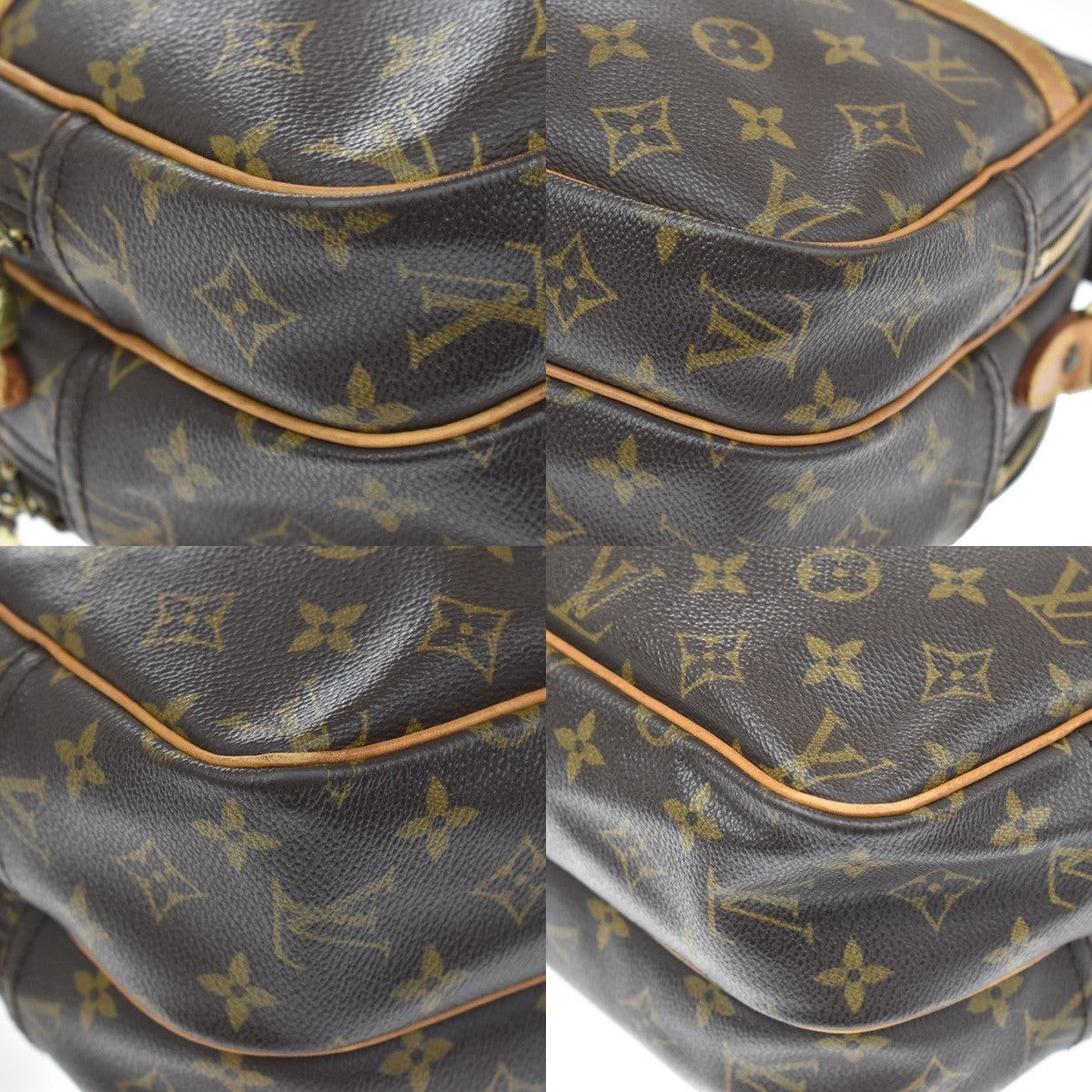 Louis Vuitton Reporter Monogram Canvas, Brown, Canvas, Shoulder Bag