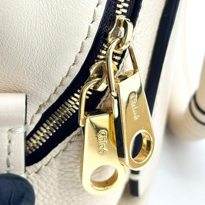 Chloe Daria Leather, Black, Leather, Handbag