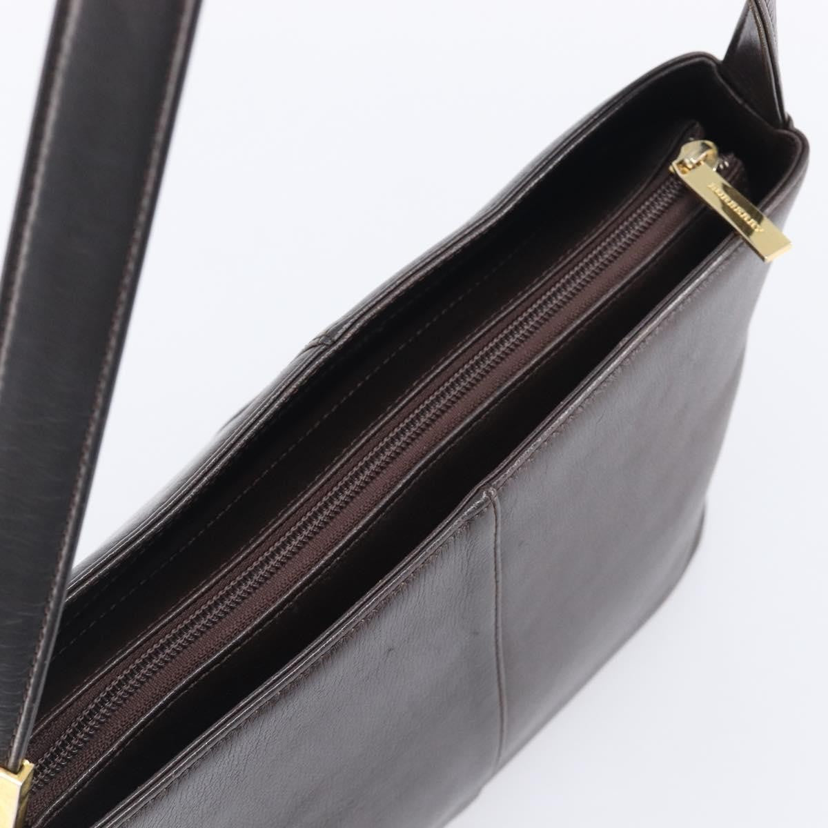 Burberry Shoulder Bag Leather, Brown, Leather, Shoulder Bag