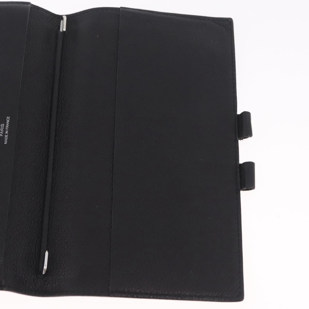 Hermes Vision Agenda Cover Leather, Black, Leather, Briefcase