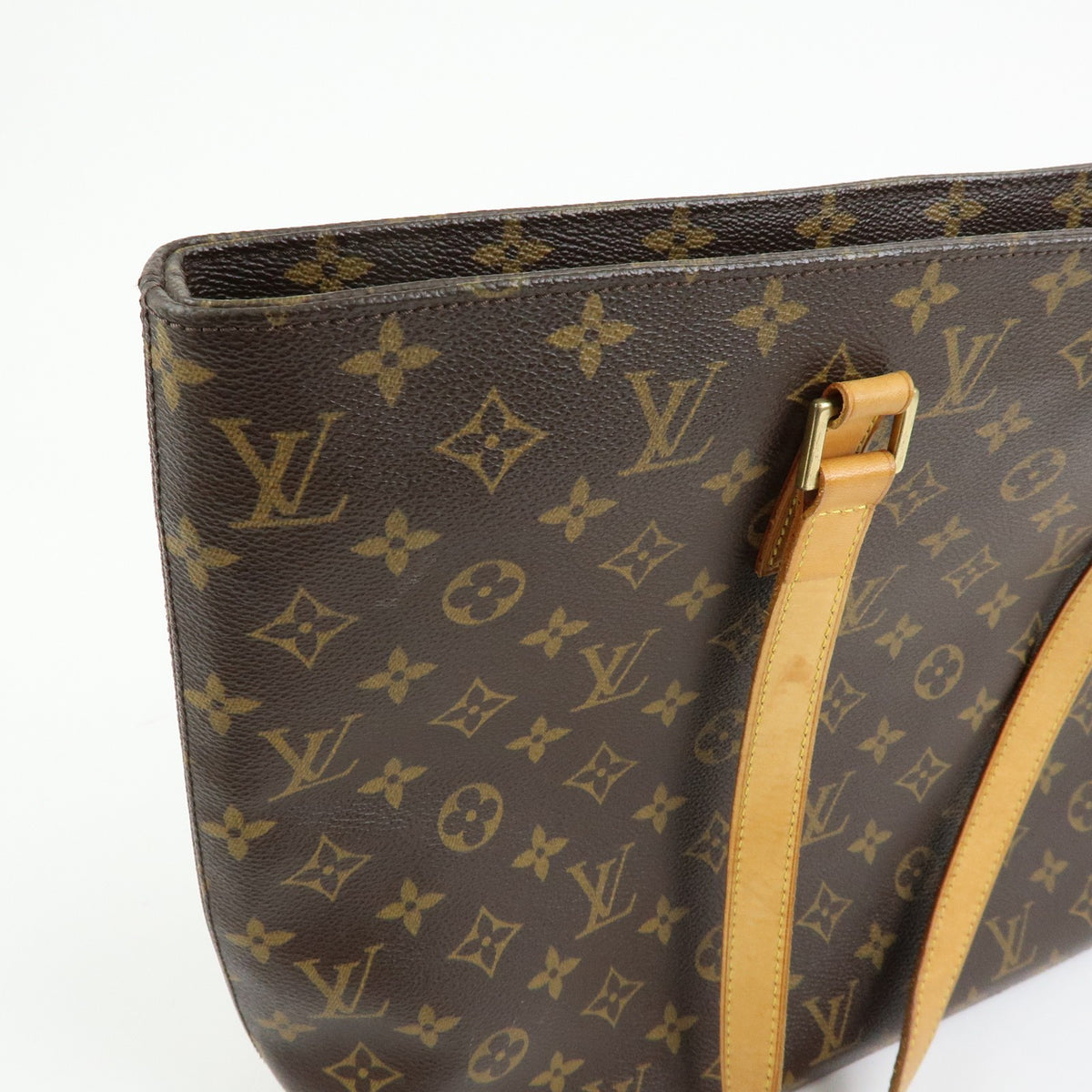 Louis Vuitton Luco Monogram Canvas, Brown, Canvas, Handbag