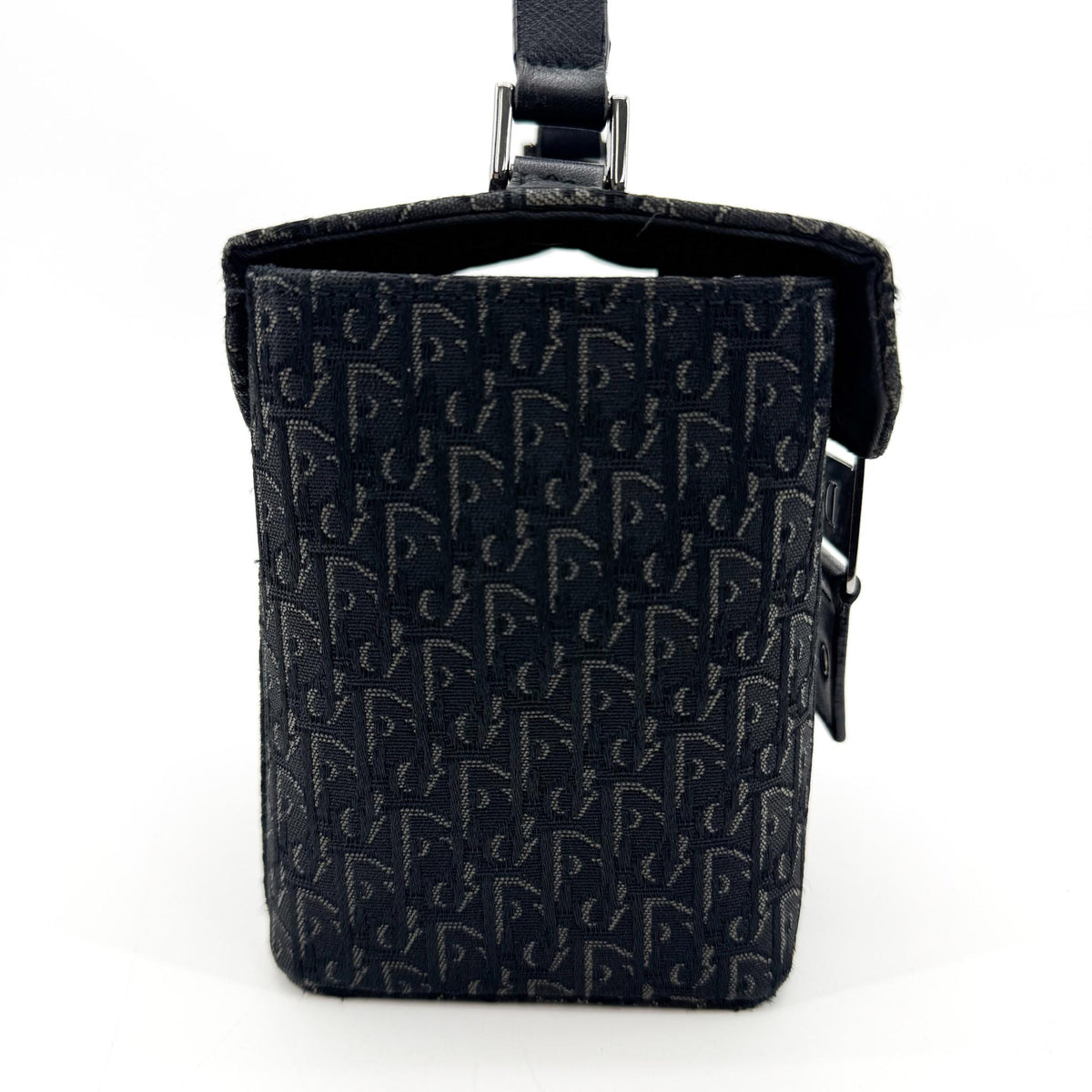 Christian Dior Trotter Canvas, Black, Canvas, Handbag