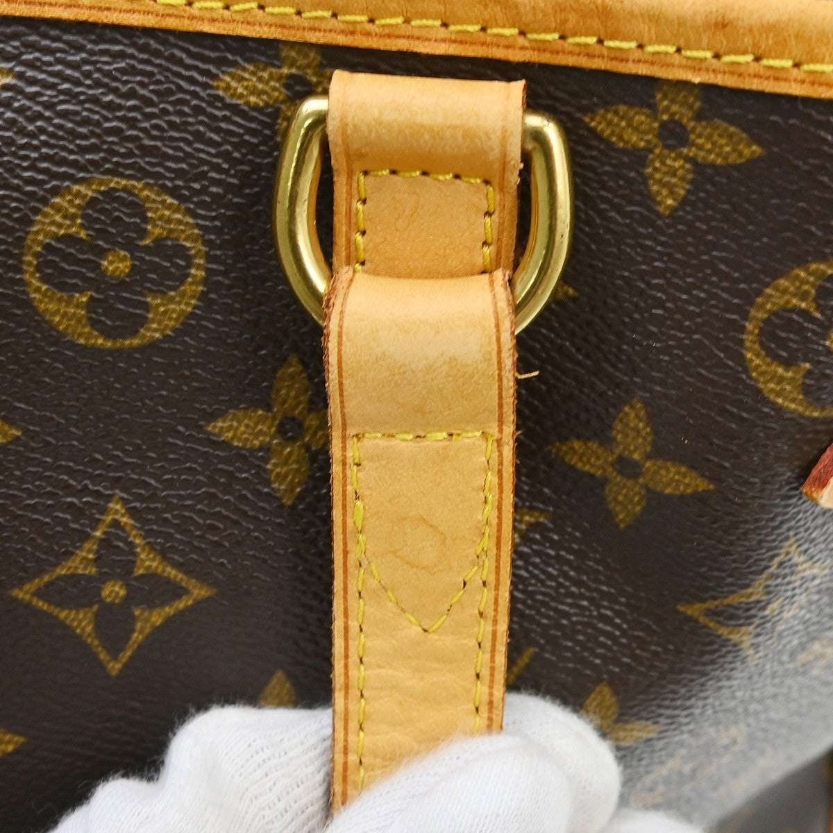 Louis Vuitton Batignolles Monogram Canvas, Brown, Canvas, Tote Bag