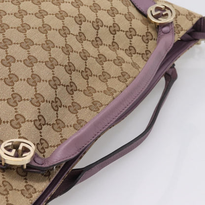 Gucci Shoulder Canvas, Beige, Canvas, Shoulder Bag