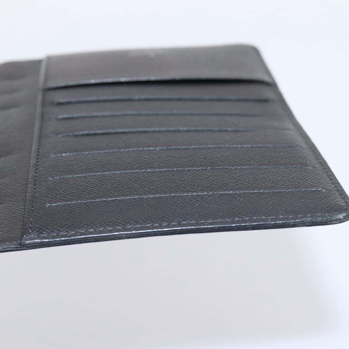 Louis Vuitton Agenda Cover Epi Leather, Black, Leather, Wallet