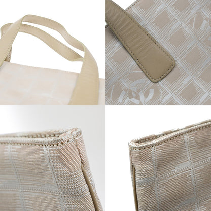Chanel Travel Line Nylon, Beige, Nylon, Tote Bag