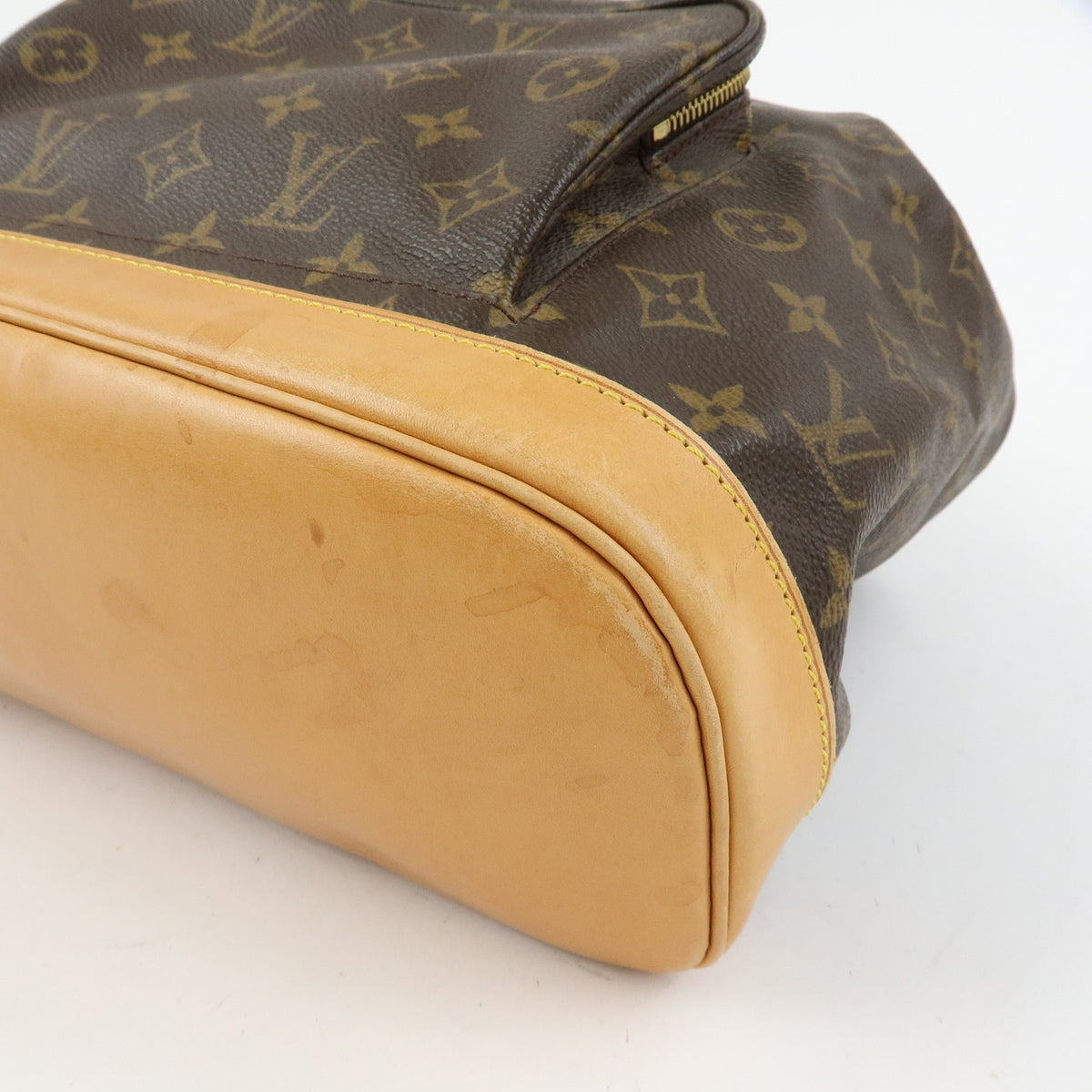 Louis Vuitton Vintage Montsouris Monogram Canvas, Brown, Canvas, Backpack
