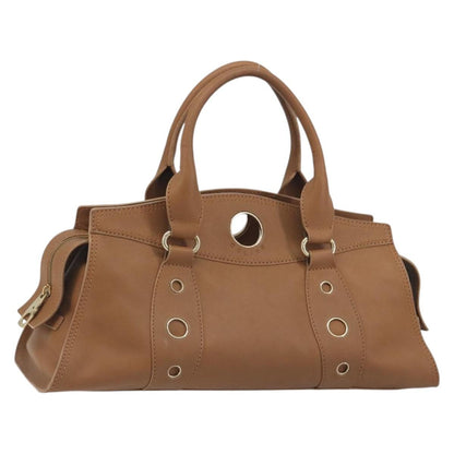 Celine Vintage Leather, Brown, Leather, Handbag