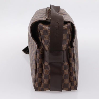 Louis Vuitton Naviglio Damier, Brown, Canvas, Shoulder Bag