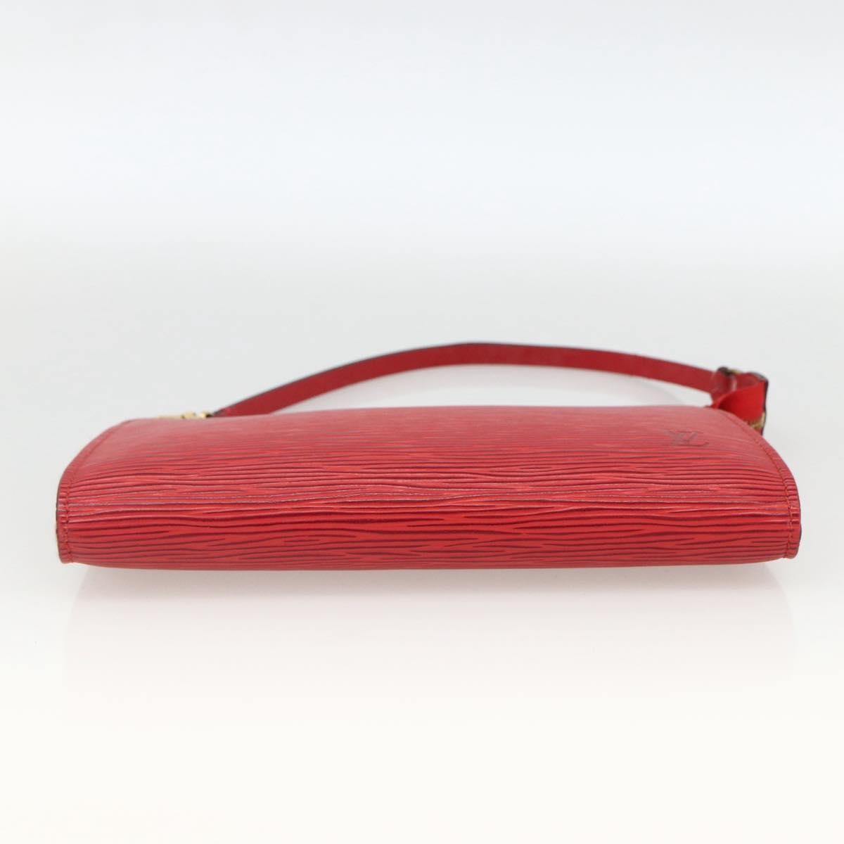 Louis Vuitton Pochette Accessoires Epi Leather, Red, Leather, Wallet