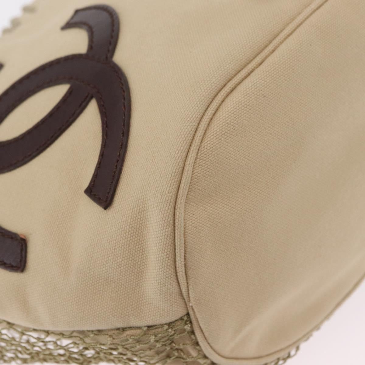 Chanel Camellia Flower Tote Canvas, Beige, Canvas, Tote Bag