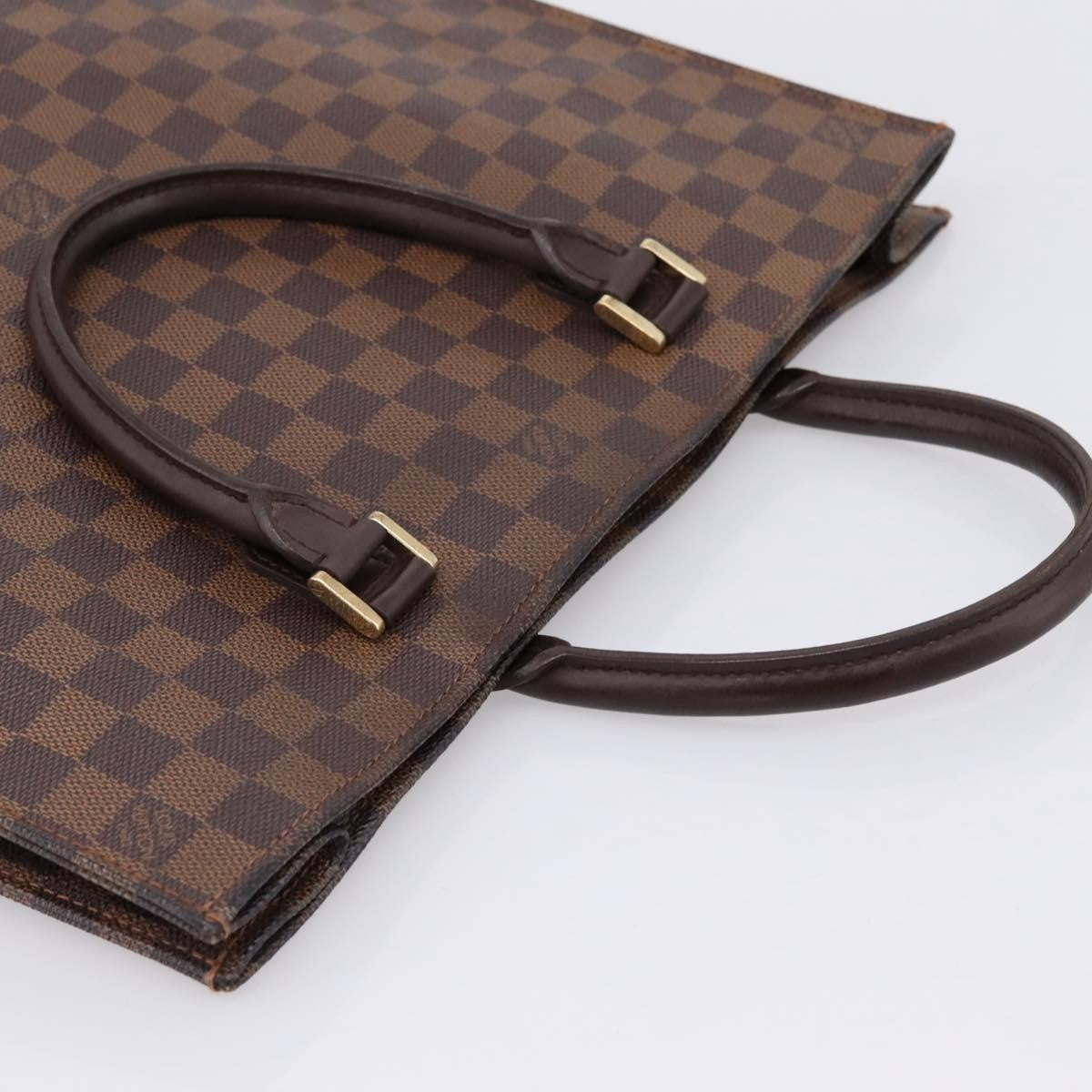 Louis Vuitton Venice Sac Plat Damier, Brown, Canvas, Tote Bag