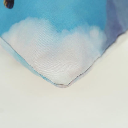 Loewe Paula Drawstring Printed Canvas, Blue, Canvas, Clutch