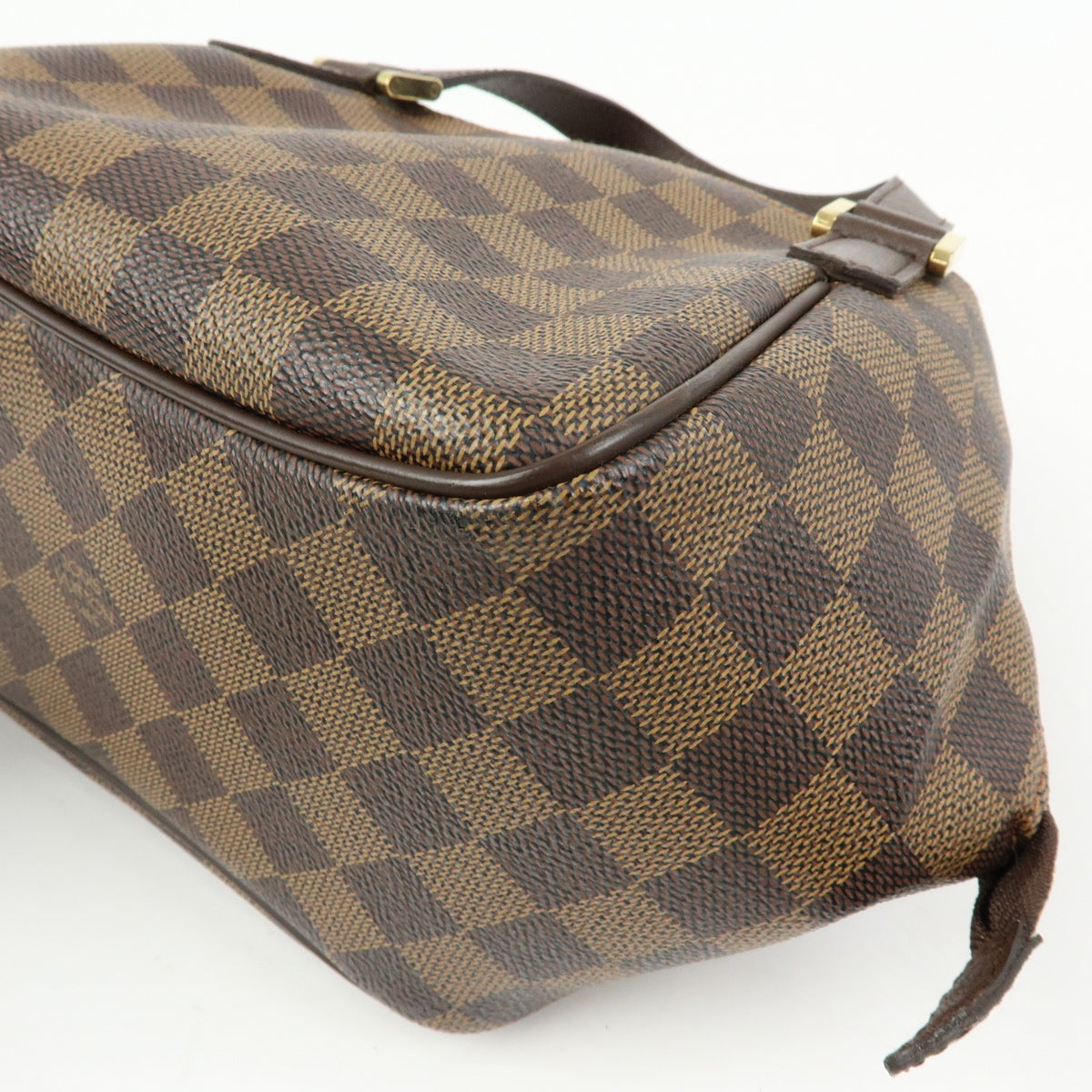 Louis Vuitton Belem Damier, Brown, Canvas, Handbag