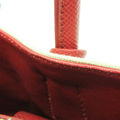 Prada Cuir Double Canvas and Saffiano Leather, Beige, Canvas, Tote Bag