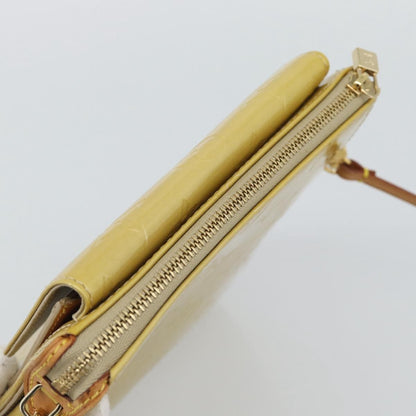 Louis Vuitton Mott Monogram Vernis, Beige, Patent Leather, Clutch
