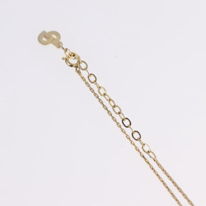 Christian Dior CD Pendant Metal, Gold, Metal, Necklace