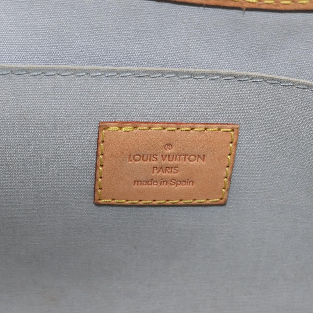Louis Vuitton Roxbury Drive Monogram Vernis, Beige, Patent Leather, Handbag