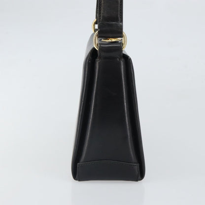 Gucci Vintage Handbag Leather, BLACK, LEATHER, Handbag