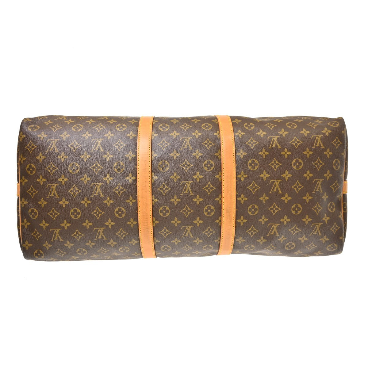 Louis Vuitton Keepall Bandoulière Monogram, Brown, Canvas, Travel Bag
