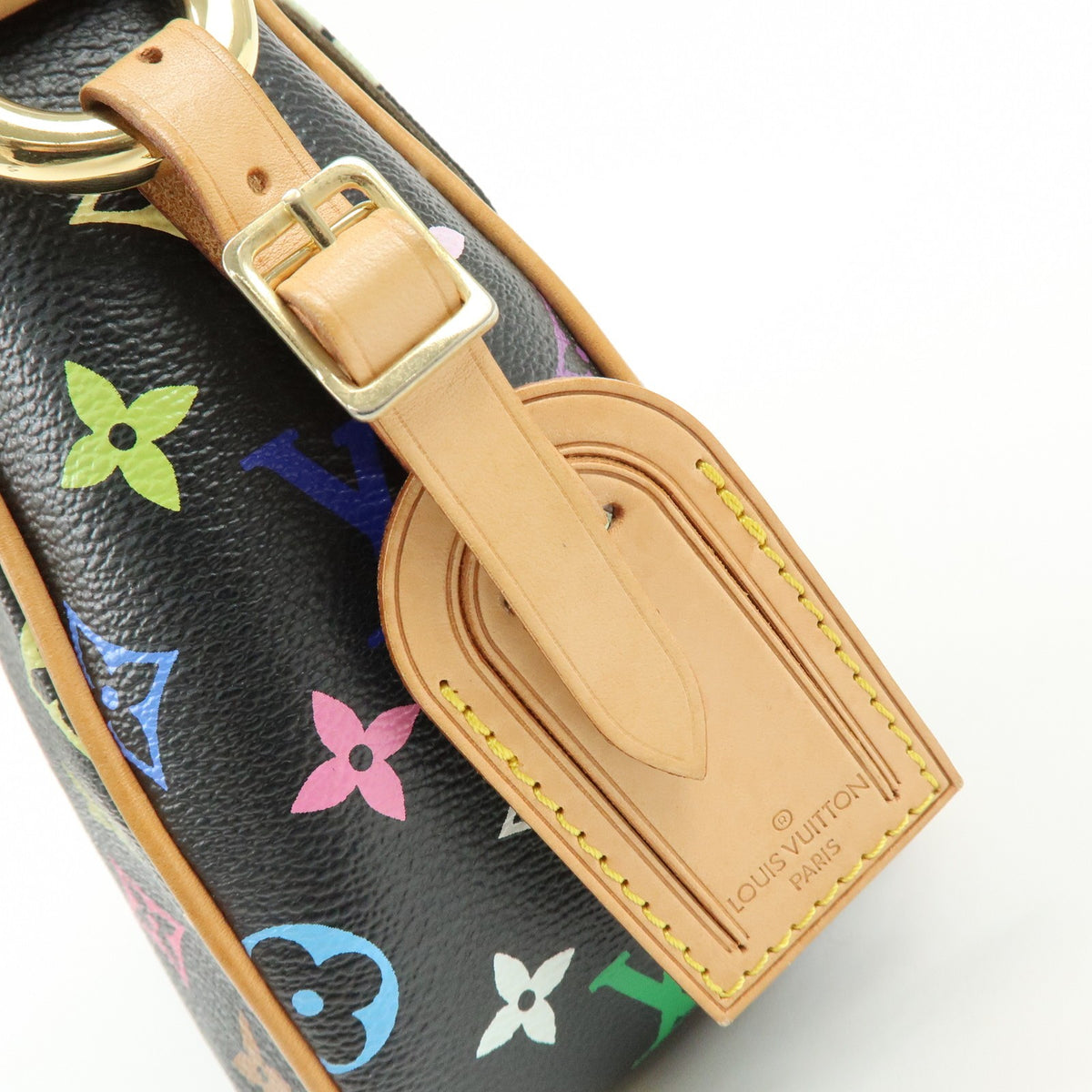 Louis Vuitton Lodge Monogram Multicolor, Black, Canvas, Handbag