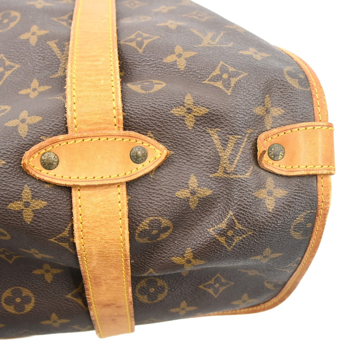 Louis Vuitton Saumur Monogram, Brown, Canvas, Shoulder Bag