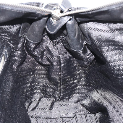 Prada Vitello Daino Convertible Tote Vitello Daino, Black, Leather, Handbag