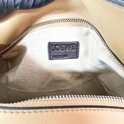 Loewe Puzzle Patchwork Leather, Brown, Calfskin, Handbag
