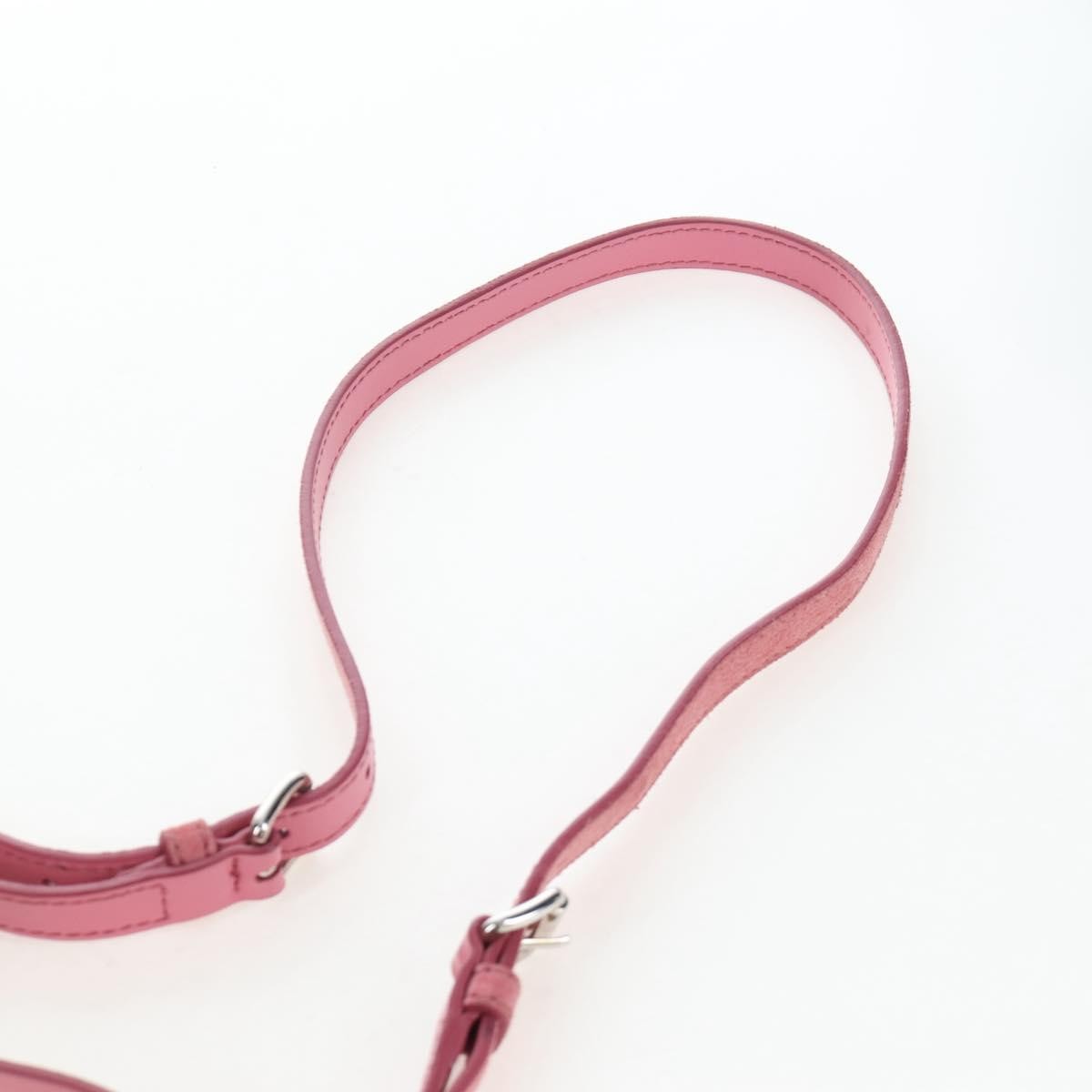 Miu Miu Convertible Bucket Leather with Applique, Pink, Suede, Handbag