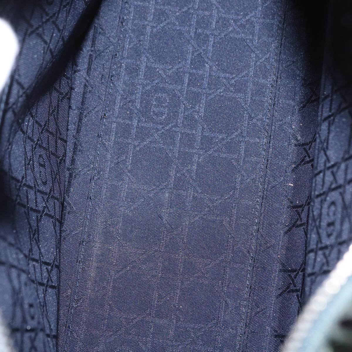 Christian Dior Vintage Lady Dior Bag Cannage Quilt Denim, BLUE, CANVAS, Tote bag