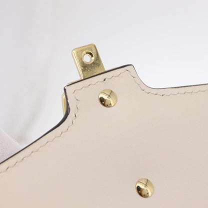 Gucci Sylvie Top Handle Embroidered Leather, White, Leather, Handbag