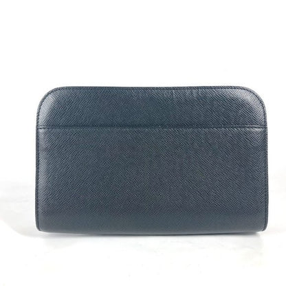 Louis Vuitton Zip Coin Purse Taiga Leather, BLACK, LEATHER, Wallets