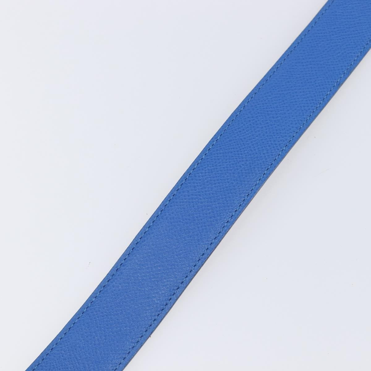 Hermes Constance Reversible Belt Leather, Blue, Leather, Belt
