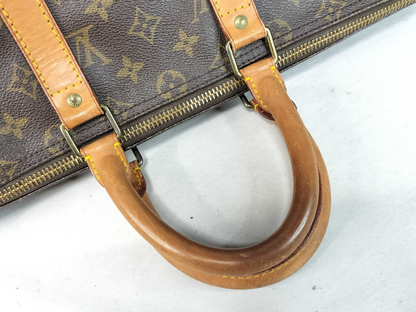 Louis Vuitton Keepall Monogram Canvas, Brown, Canvas, Travel Bag