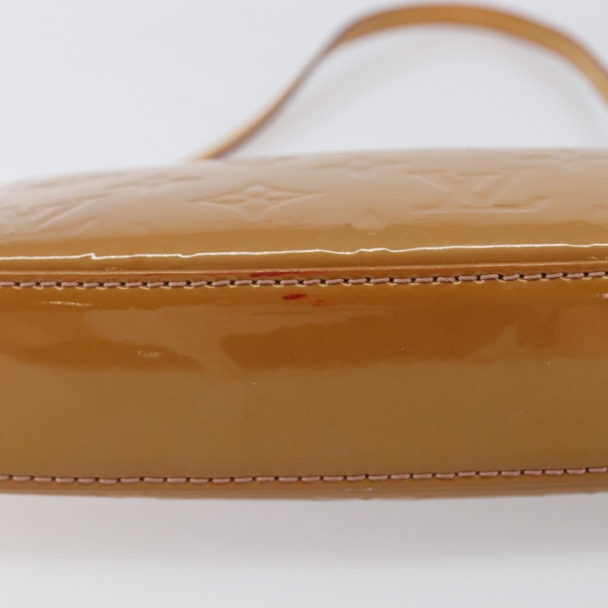 Louis Vuitton Pochette Accessoires NM Monogram Vernis, Brown, Patent Leather, Clutch