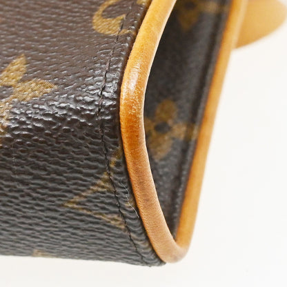 Louis Vuitton Florentine Pochette Damier, Brown, Canvas, Clutch