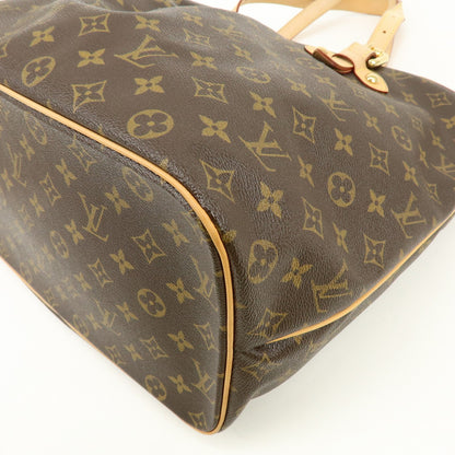 Louis Vuitton Palermo Monogram Canvas, Brown, Canvas, Handbag
