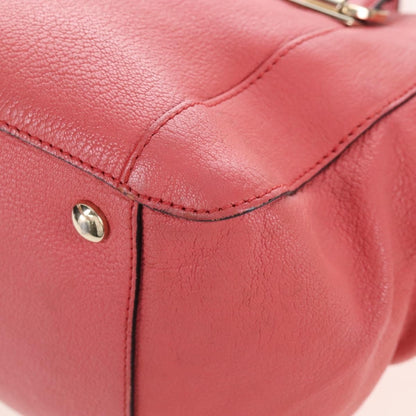 Chloe Bridget Convertible Satchel Leather, Pink, Leather, Handbag