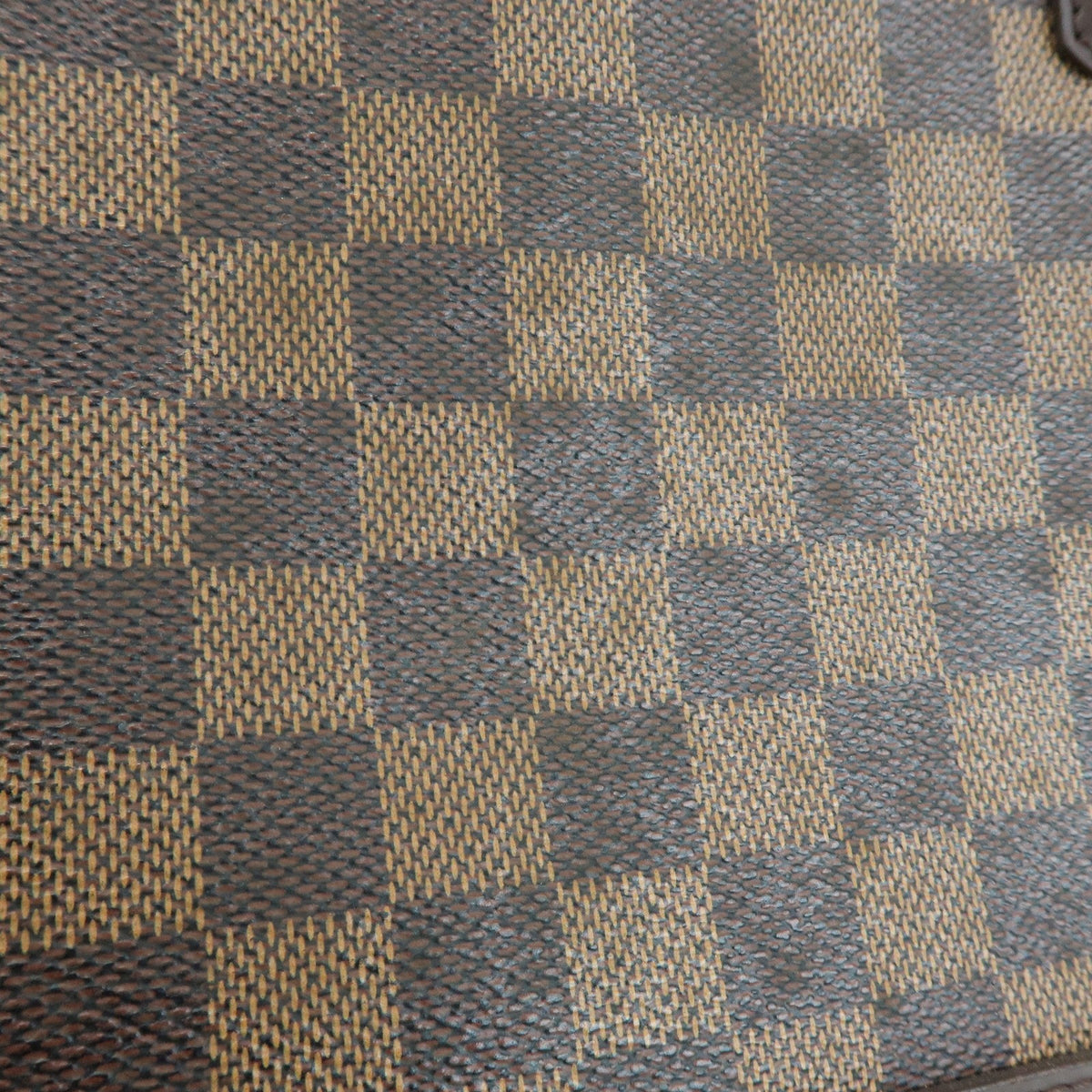 Louis Vuitton Manosque Damier, Brown, Canvas, Handbag